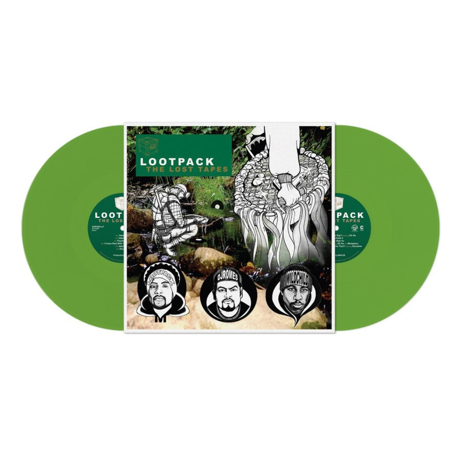 Lootpack - The Lost Tapes Exclusive Limited Edition Green Color Vinyl 2x LP Record