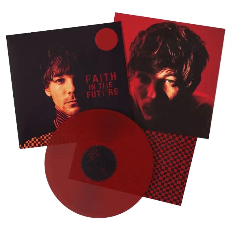 Louis Tomlinson - Faith In The Future Exclusive Limited Edition Translucent Red Color Vinyl LP Record