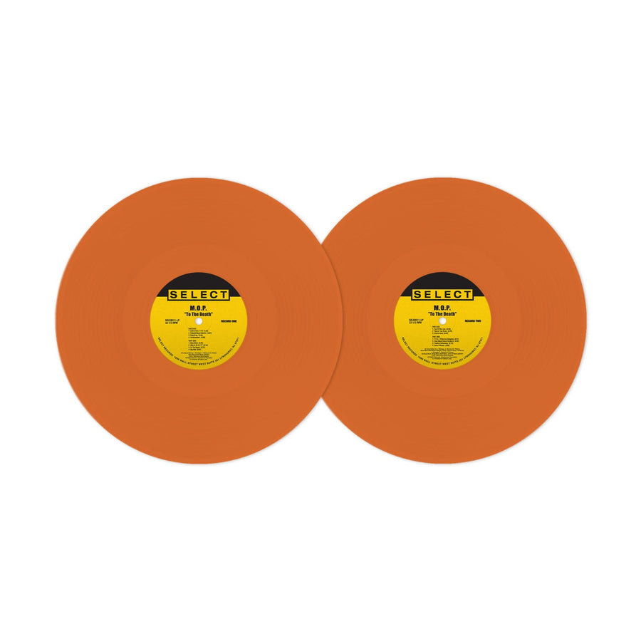 M.O.P - To The Death Exclusive Opaque Orange Color Vinyl 2x LP Limited Edition #300 Copies