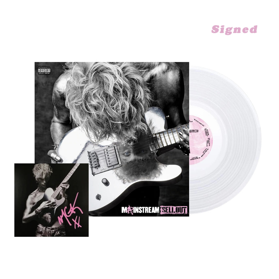 Machine Gun Kelly - Mainstream Sellout Exclusive Crystal Clear Color Vinyl LP with Signed Art Card