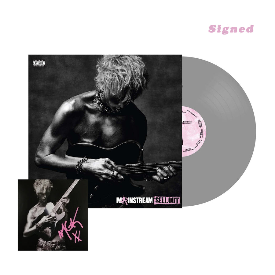 Machine Gun Kelly - Mainstream Sellout Exclusive Grey Color Vinyl LP Alternative Cover Signed Art Card