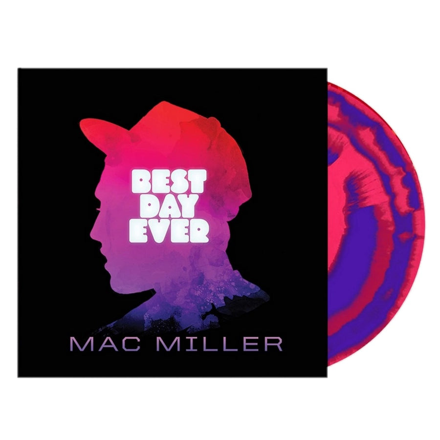 Mac Miller - Best Day Ever Exclusive Purple Pink & Red Color Vinyl LP Record