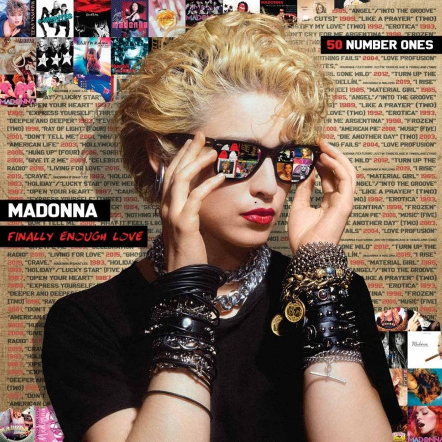 Madonna - Finally Enough Love 50 Number Ones 6x LP Red & Black Color Vinyl Box set
