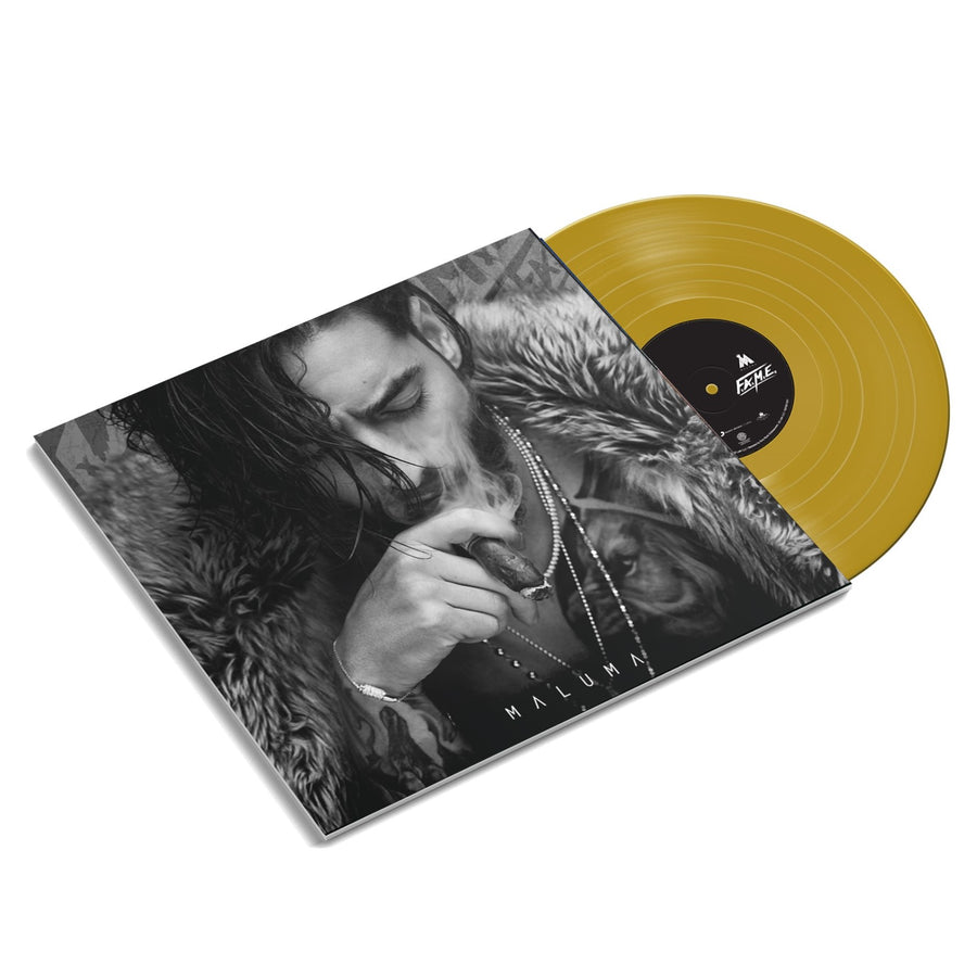 Maluma - F.A.M.E. Exclusive Limited Edition Gold Color Vinyl 2x LP Record