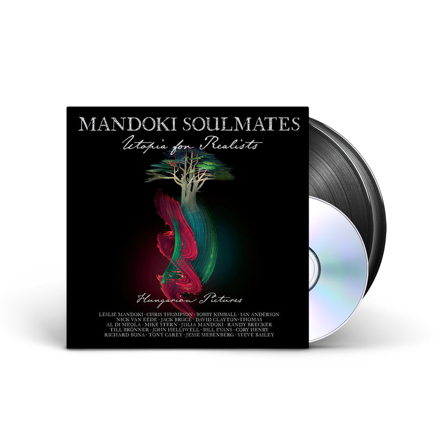 Mandoki Soulmates - Utopia For Realists: Hungarian Pictures Exclusive Black Color Vinyl 2x LP + CD Limited Edition #200 Copies