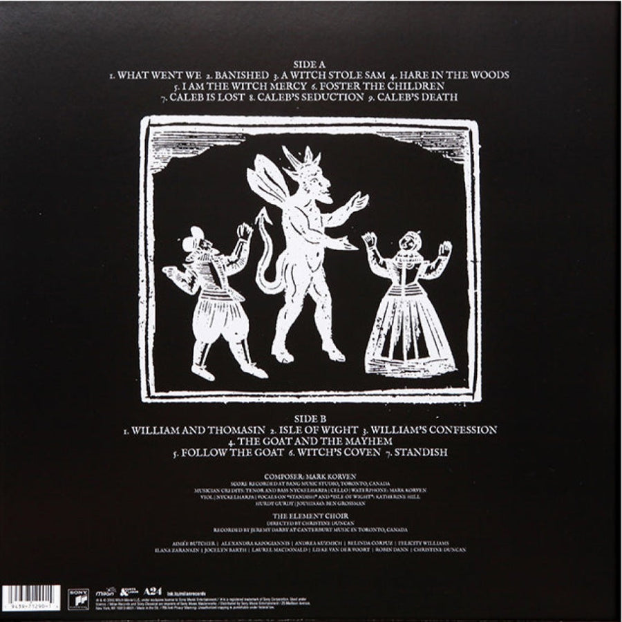 Mark Korven - The VVitch Soundtrack Exclusive Brown Marble Color Vinyl LP Limited Edition #1000 Copies