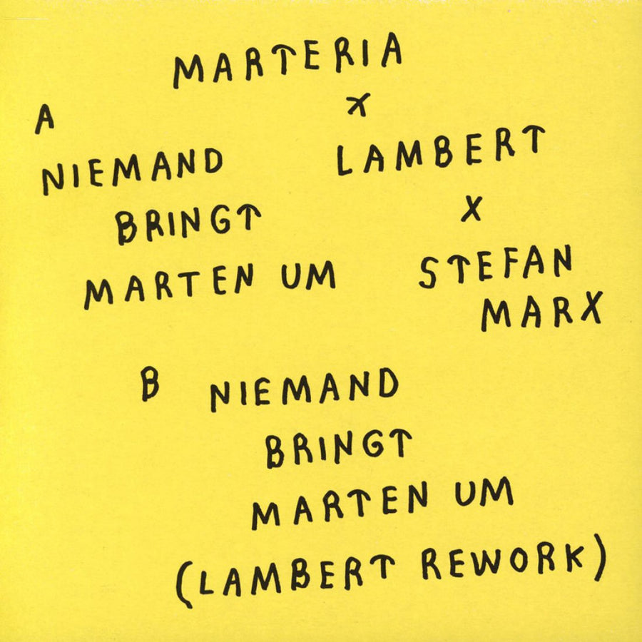 Marteria - Niemand Bringt Marten Um Exclusive Yellow Color Vinyl LP Limited Edition #1000