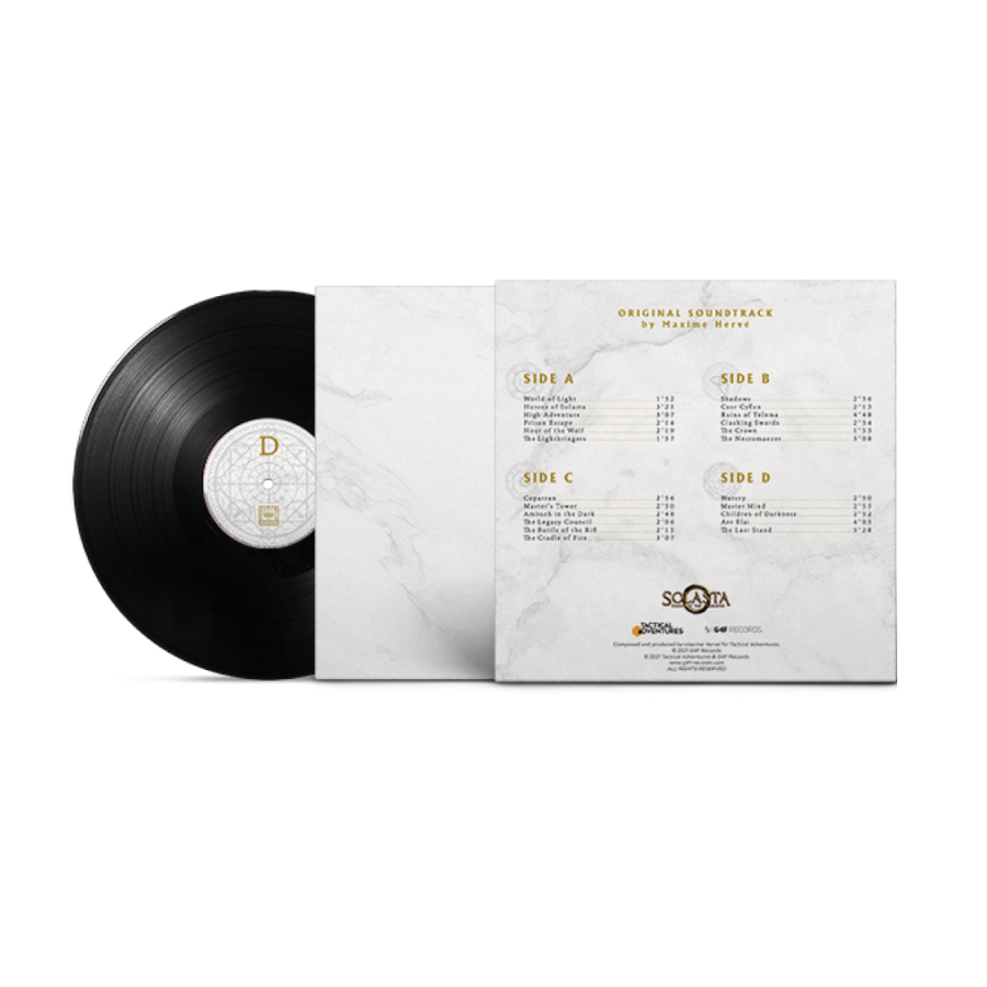 Maxime Herve - Solasta: Crown of The Magister Original Soundtrack Exclusive Black Color Vinyl 2x LP Record
