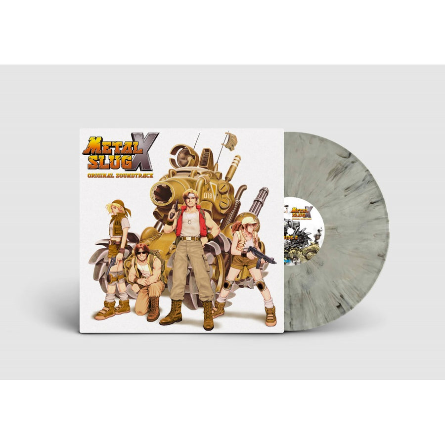 Metal Slug X Original Soundtrack Exclusive Dark Grey Marble LP Vinyl Record 25th Anniversary Edition