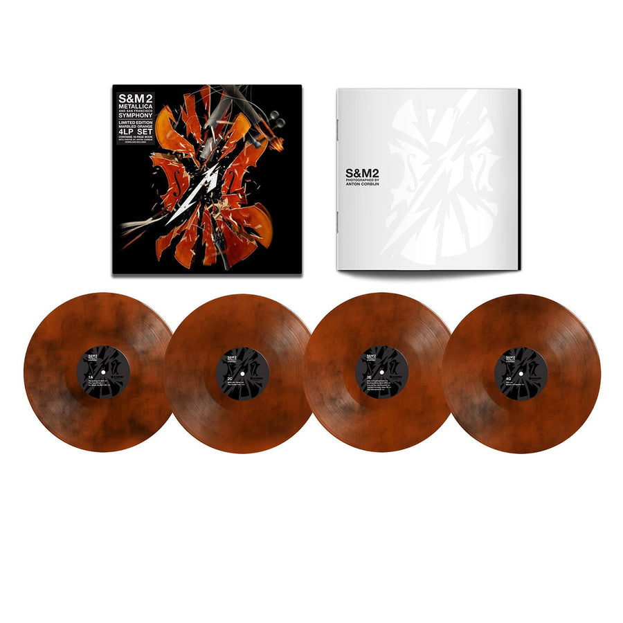 Metallica - S&M2 Exclusive Limited Marbled Orange Color Vinyl 4x LP Boxset