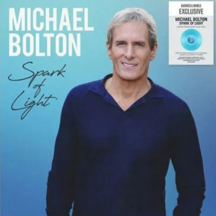 Michael Bolton - Spark Of Light Exclusive Limited Edition Blue Color Vinyl LP Record