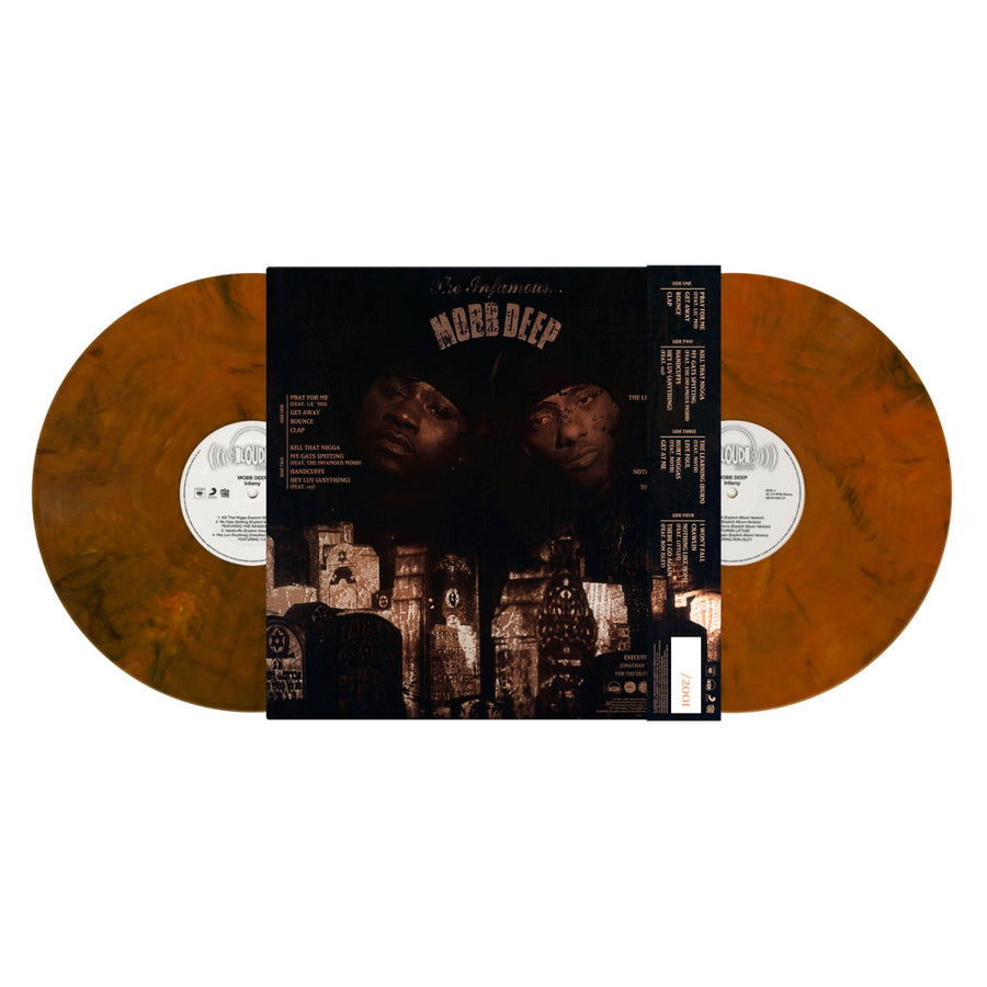Mobb Deep - Infamy 20th Anniversary Exclusive Marbled Copper Color Vinyl 2x LP Limited Edition #2001 Copies