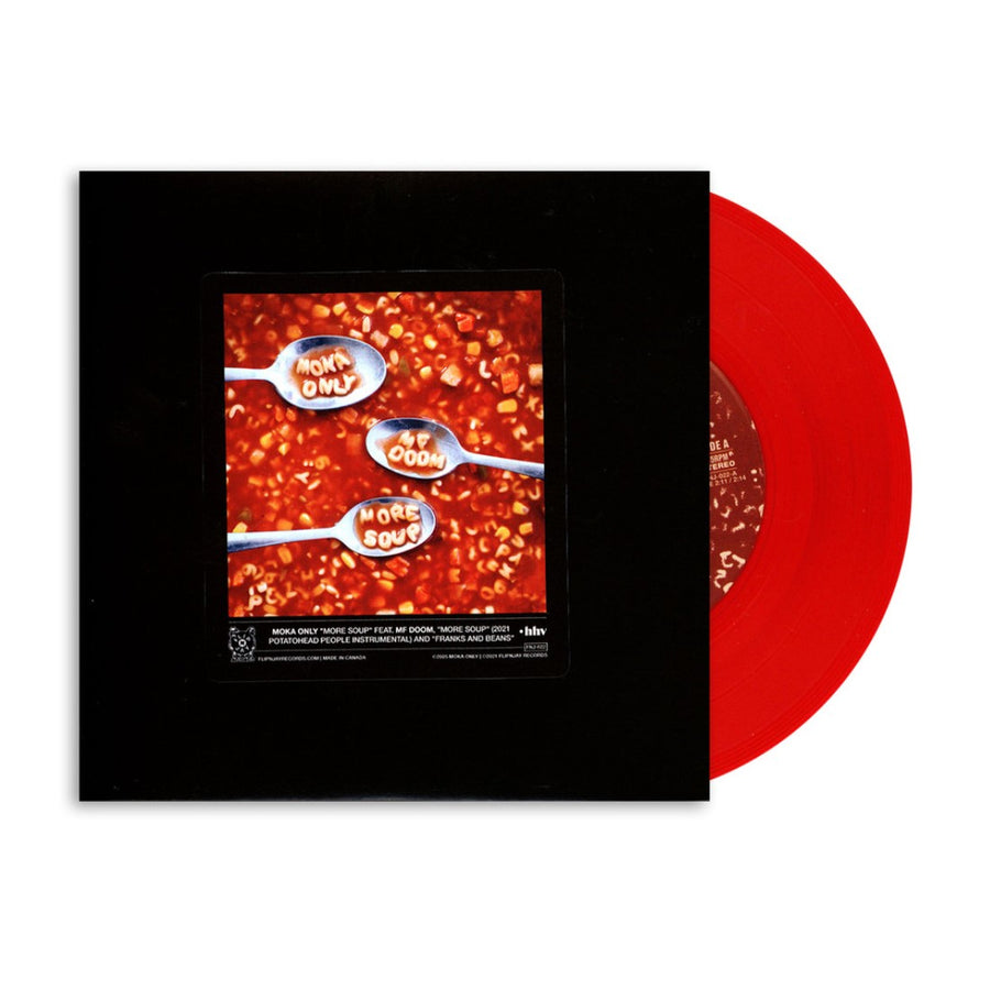 Moka Only, MF Doom - More Soup Exclusive Clear Red Color Vinyl LP Limited Edition #300 Copies