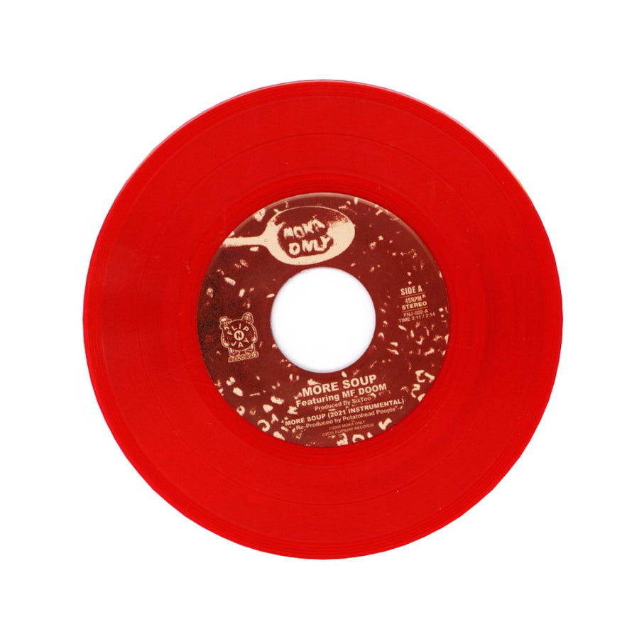 Moka Only, MF Doom - More Soup Exclusive Clear Red Color Vinyl LP Limited Edition #300 Copies