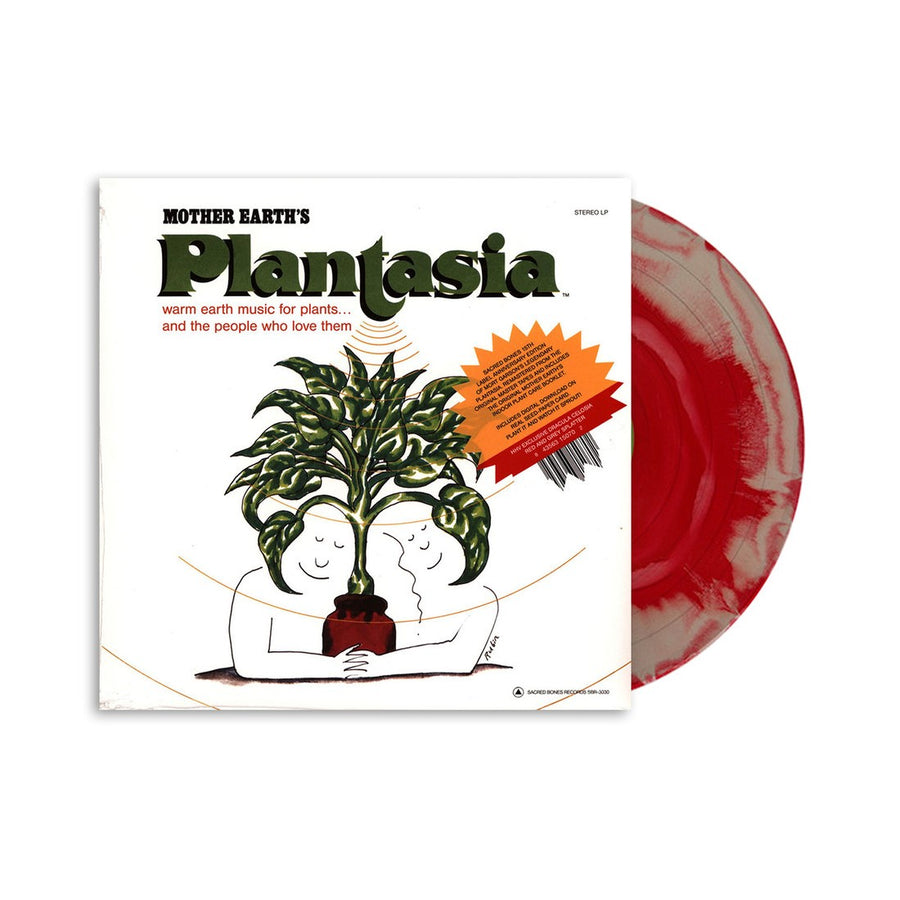Mort Garson - Mother Earths Plantasia Exclusive Dracula Celosia Red/Grey Splatter Color Vinyl LP Limited Edition #530 Copies