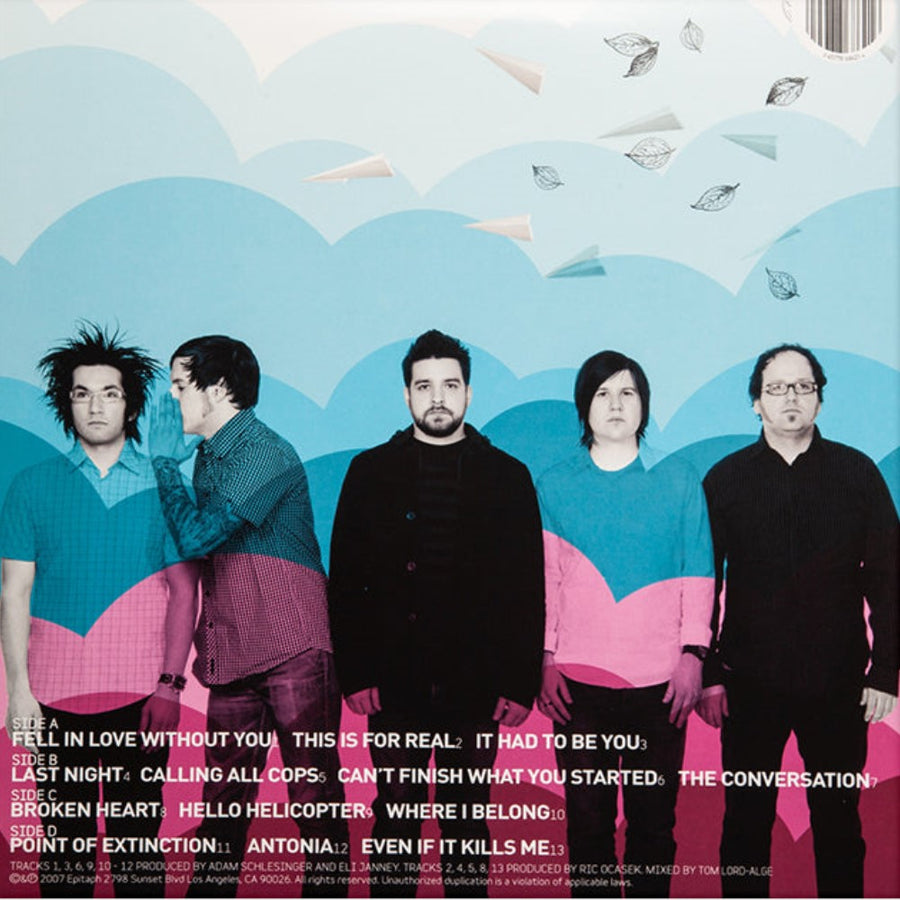 Motion City Soundtrack - Even If It Kills Me Exclusive Clear with Black Smoke Color Vinyl 2x LP Limited Edition #500 Copies
