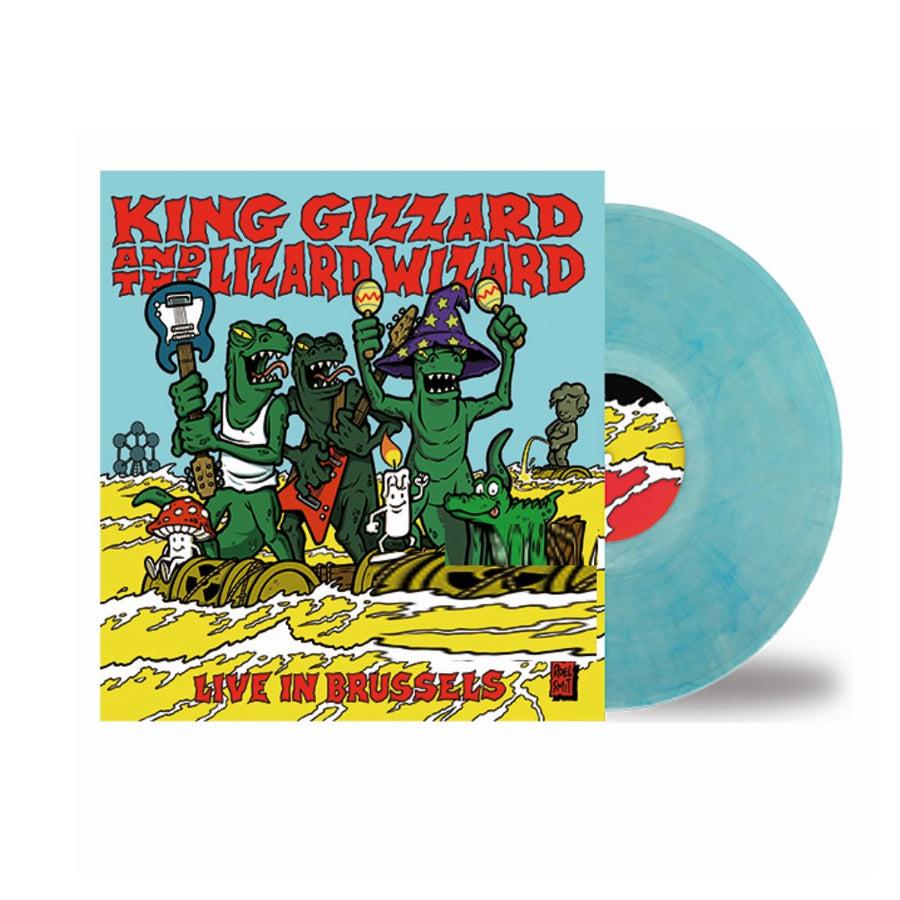 King Gizzard & the Lizard Wizard - Live In Brussels '19 Exclusive Limited Edition Blue LP Vinyl Record