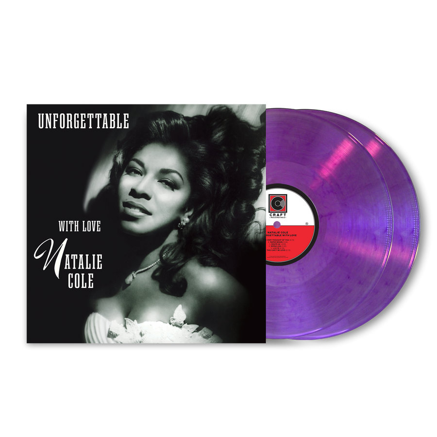 Natalie Cole - Unforgettable With Love (30th Anniversary Edition) Exclusive Clear Purple Vinyl LP Record