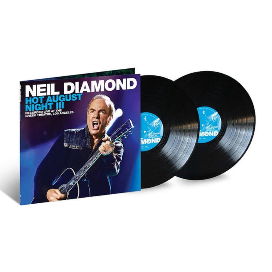 Neil Diamond - Hot August Night III Exclusive Limited Edition Black Color Vinyl 2x LP Record