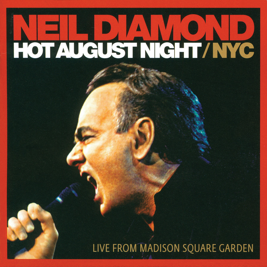 Neil Diamond - Hot August Night/NYC (Live From Madison Square) Limited Edition Black Color Vinyl 2x LP Record