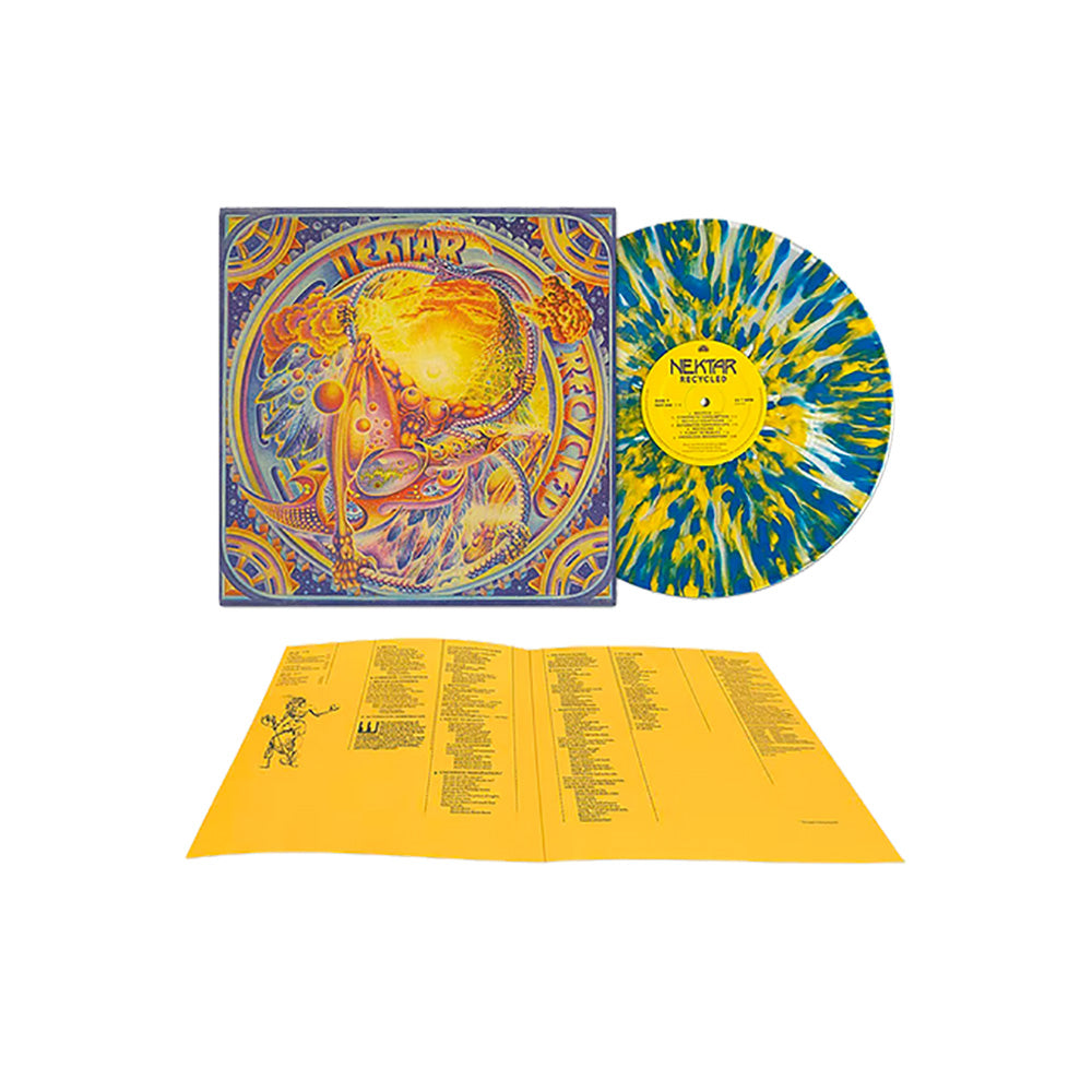 Nektar Recycled Exclusive Blue Yellow Splatter On Clear Vinyl LP nektar-recycled-exclusive-blue-yellow-splatter-on-clear-vinyl-lp