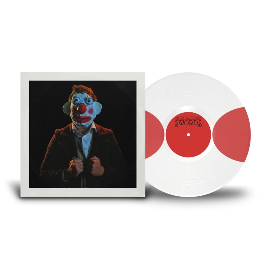 Nick Lutsko - Swords Exclusive Limited Edition White/Red Moonphase With Red Center Labels Color Vinyl LP Record