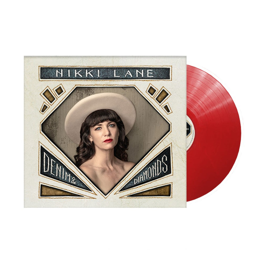 Nikki Lane - Denim & Diamonds Exclusive Limited Edition Red Color Vinyl LP Record