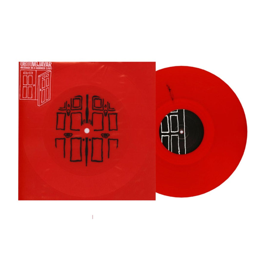 Obongjayar - Some Nights I Dream Of Doors Exclusive Red Color Vinyl + 7