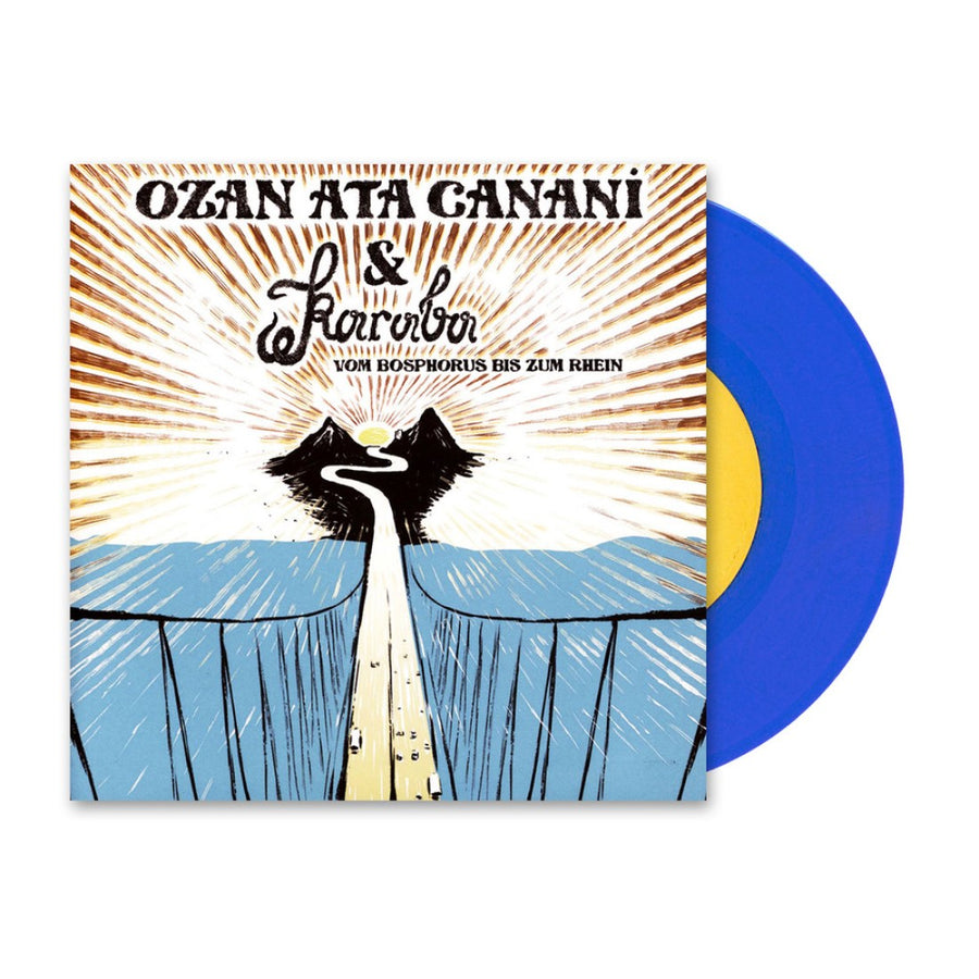 Ozan Ata Canani & Karaba - Vom Bosphorus Bis Zum Rhein Exclusive Blue Color 7” Vinyl LP Limited Edition #100 Copies