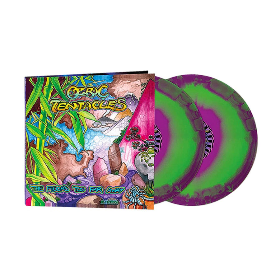 Ozric Tentacles - Floor's Too Far Away Exclusive Limited Edition Purple/Green Haze Color Vinyl 2x LP Record