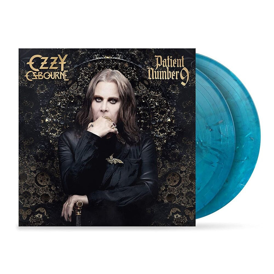 Ozzy Osbourne - Patient Number 9 Exclusive Limited Edition Crystal Curacao & Pearl Marbled Color Vinyl 2x LP Record