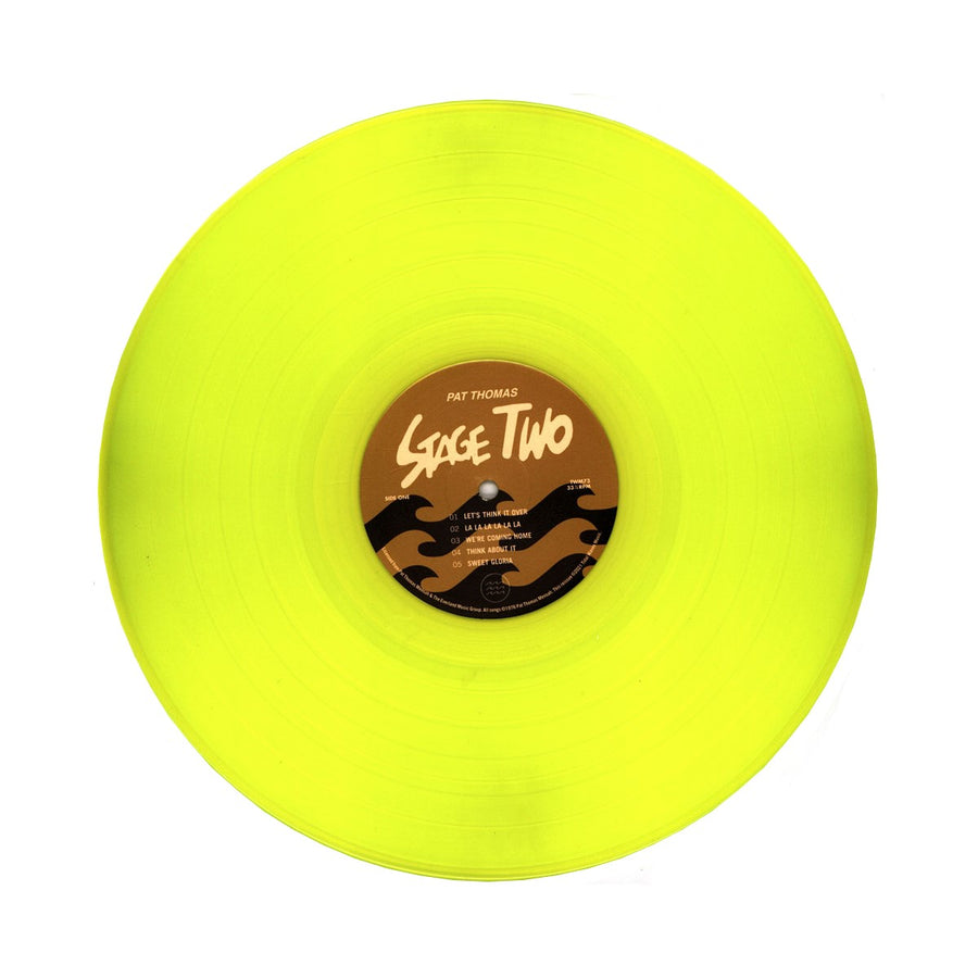 Pat Thomas - Stage Two Exclusive Highlighter Yellow Color Vinyl LP Limited Edition #100 Copies
