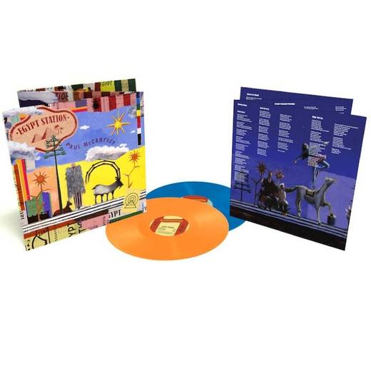 Paul Mccartney - Egypt Station Deluxe Exclusive Limited Edition Blue And Orange Vinyl [2LP_Record]