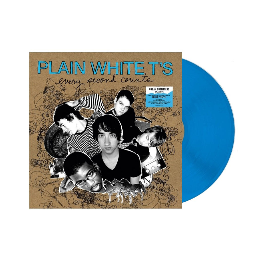 Plain White Ts - Every Second Counts Exclusive Sky Blue Color Vinyl LP Limited Edition #3000 Copies