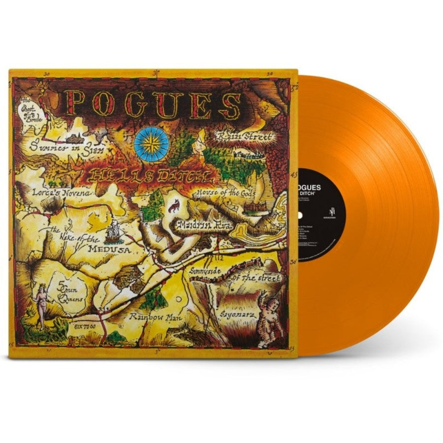 The Pogues - Hell's Ditch Exclusive Limited Edition Orange Vinyl LP Record