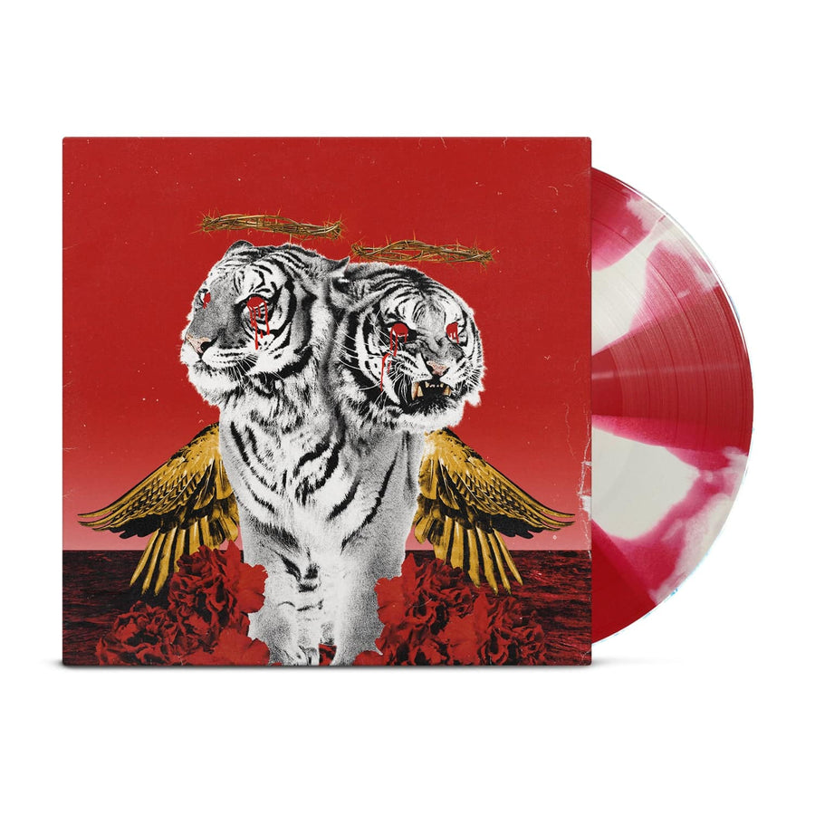 Polyphia - New Levels New Devils Exclusive Limited Edition Red W/ White Petal Colored Vinyl LP