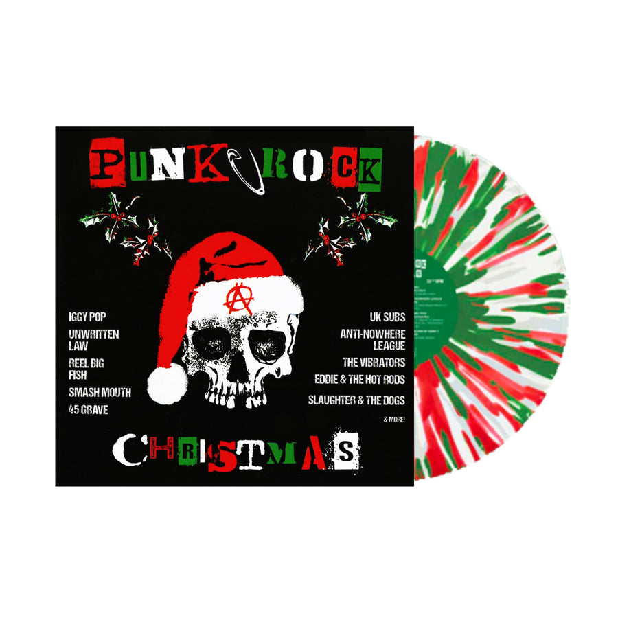 Punk Rock Christmas Exclusive Limited Edition Red/Green Splatter Color Vinyl LP Record