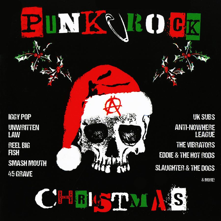 Punk Rock Christmas Exclusive Limited Edition Red/Green Splatter Color Vinyl LP Record