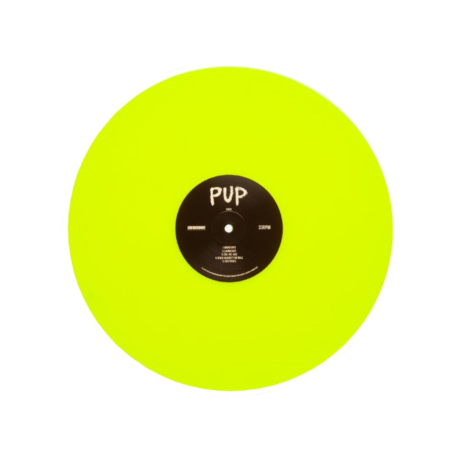 PUP Exclusive Neon Yellow Color Vinyl LP Limited Edition #500 Copies