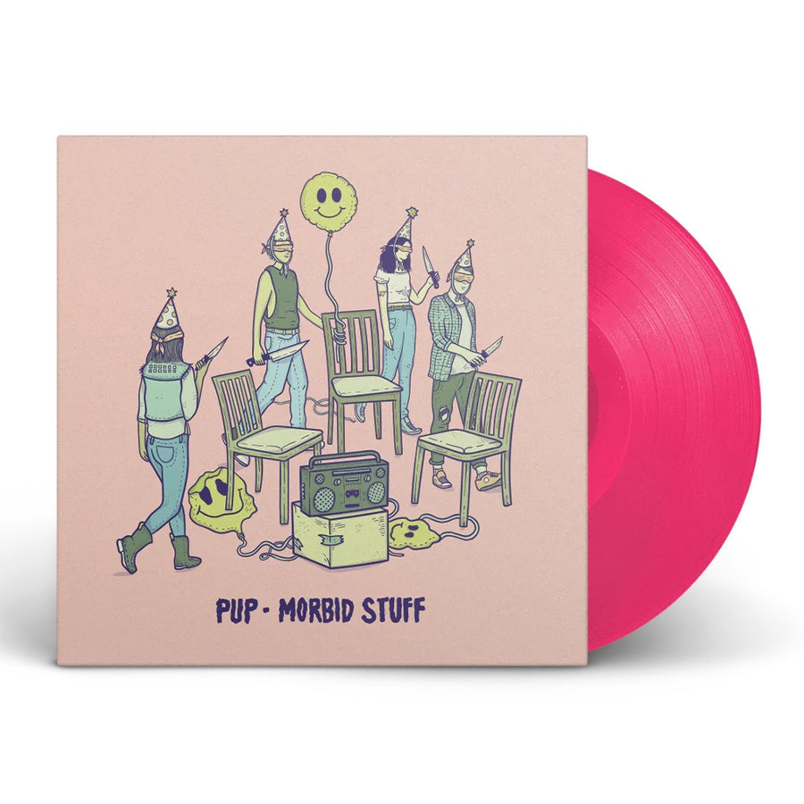 Pup - Morbid Stuff Exclusive Limited Edition Magenta Color Vinyl LP Record