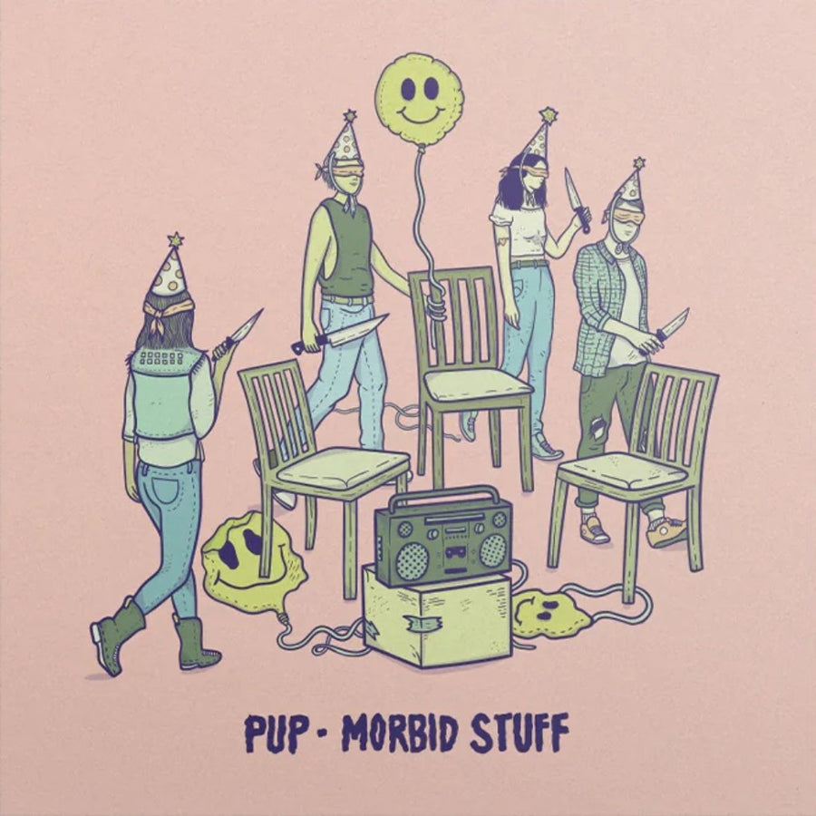 Pup - Morbid Stuff Exclusive Limited Edition Magenta Color Vinyl LP Record