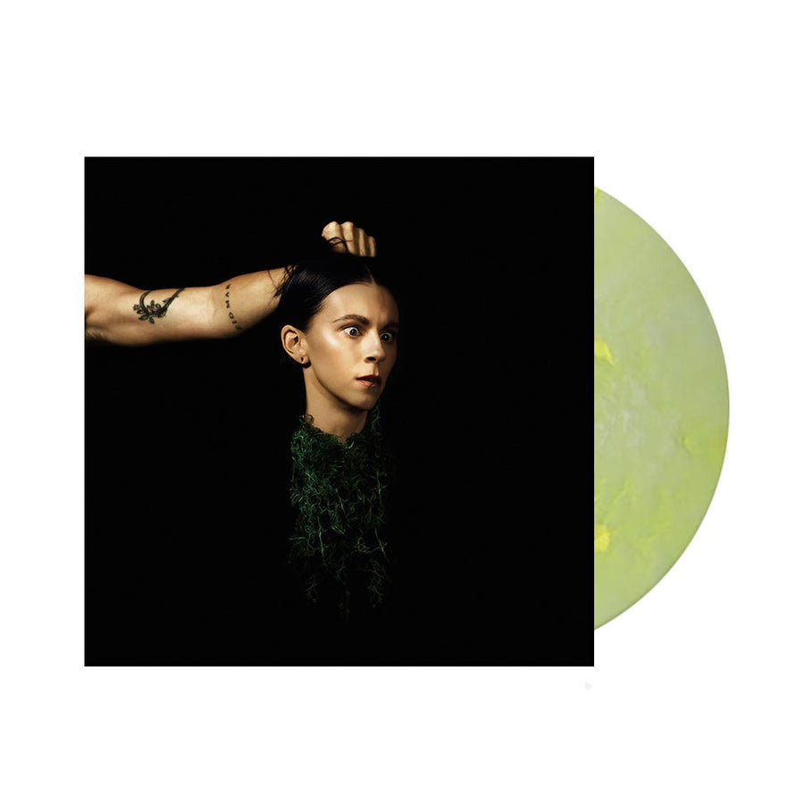 Pvris - Evergreen Exclusive Autographed Yellow Marble Color Vinyl LP Limited Edition #500 Copies