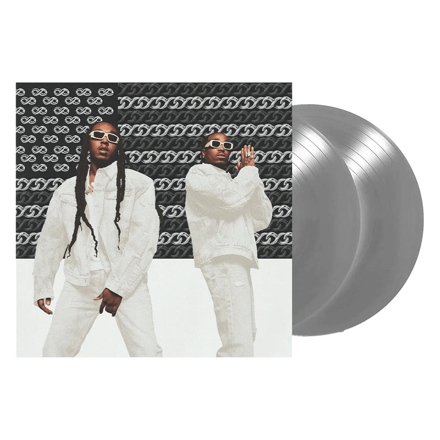 Quavo & Takeoff - Only Built For Infinity Link Exclusive Limited Edition Silver Color Vinyl 2x LP Record