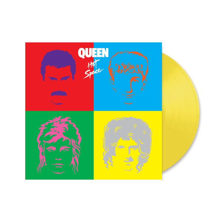Queen - Hot Space Exclusive Limited Edition Yellow Color Vinyl LP Record