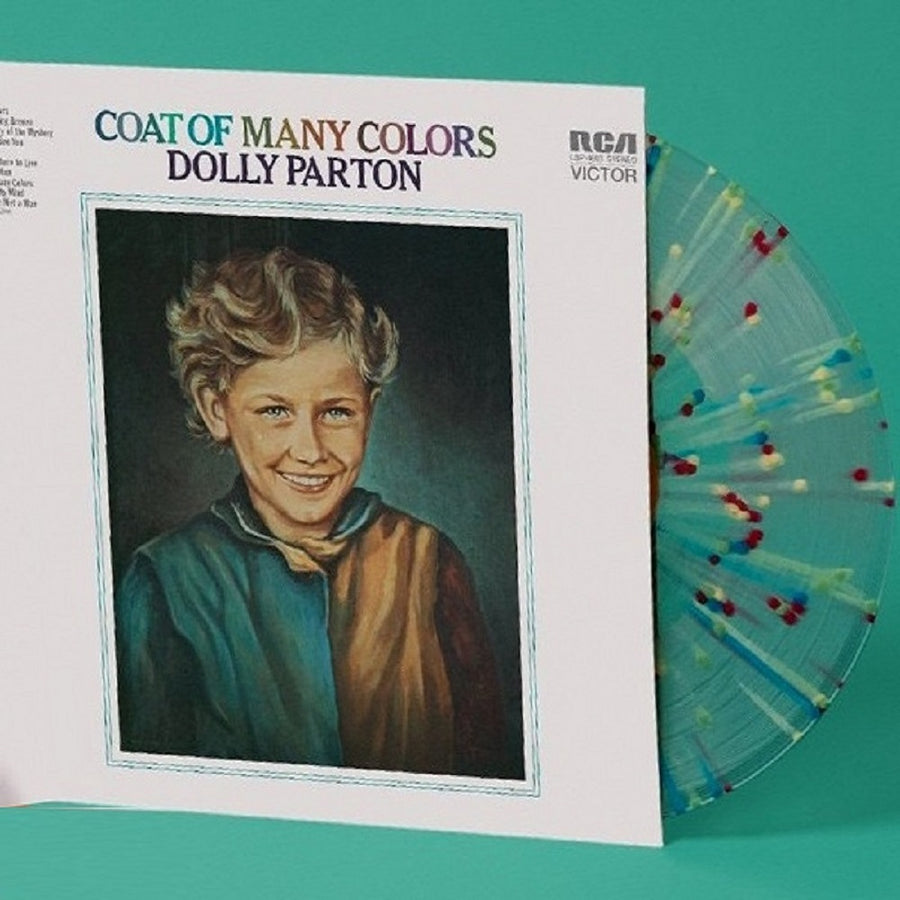 Dolly Parton - Coat of Many Colors Exclusive Rainbow Splatter Vinyl LP Club Edition