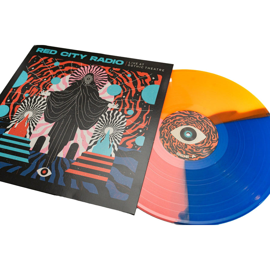 Red City Radio - Live At The Gothic Theater Exclusive Pink/Orange/Blue Tri-Color Vinyl LP Limited Edition #250 Copies