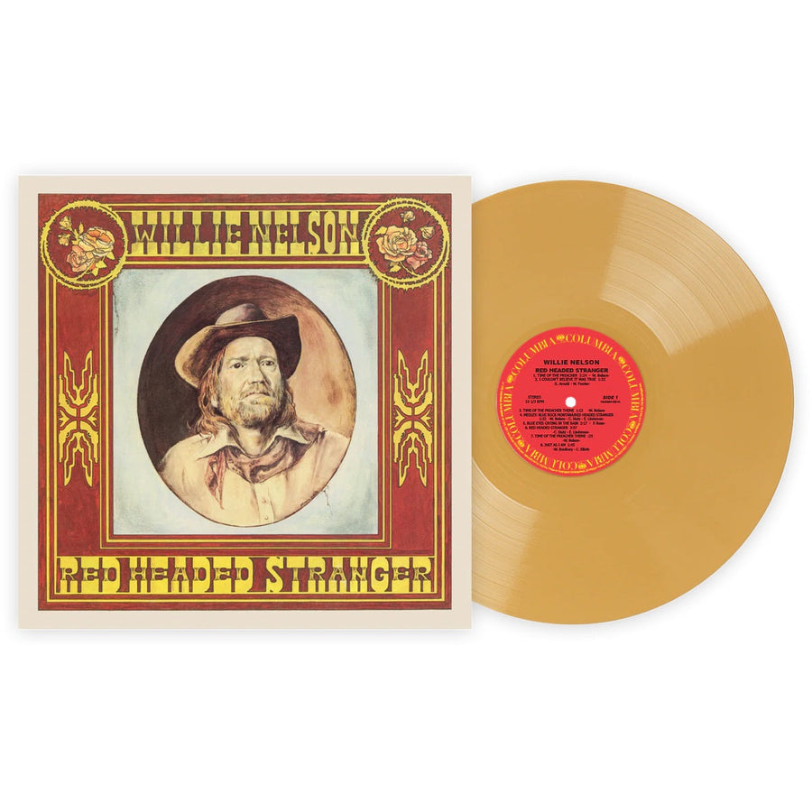Willie Nelson - Red Headed Stranger Exclusive Club Edition Yellow Color Vinyl LP Record
