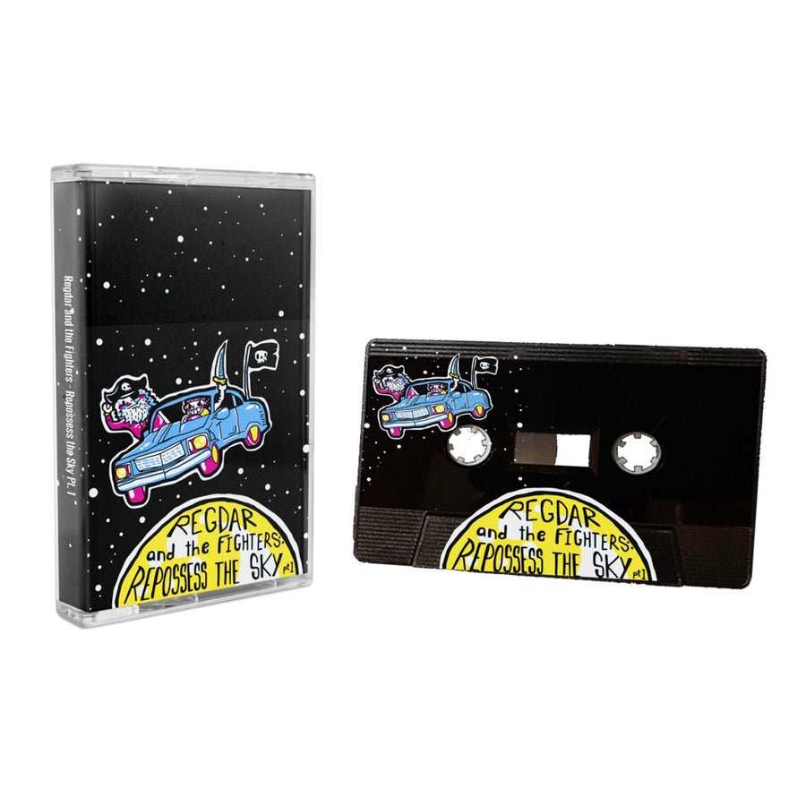 Regdar and the Fighters - Repossess the Sky Pt. 1 Exclusive Limited Edition On-Body Printed Black Cassette