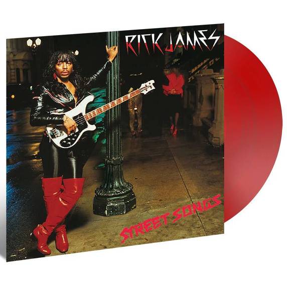 Rick James - Street Songs Limited Edition Red Colored LP Vinyl Record