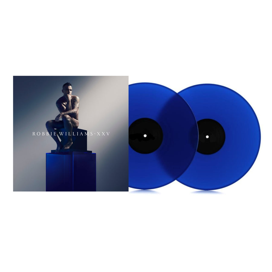 Robbie Williams - XXV Exclusive Limited Edition Blue Color Vinyl 2x LP Record
